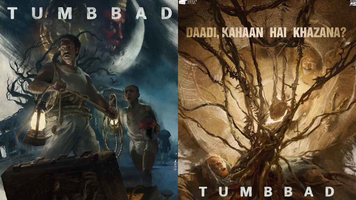 2 Tumbbad movie posters